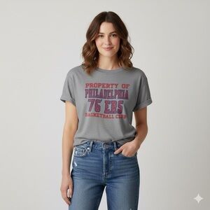Vintage Philadelphia 76ers T-Shirt - S, Unisex